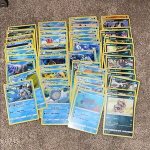 Pokémon Trading Cards Charecter Set Bundle - Blue